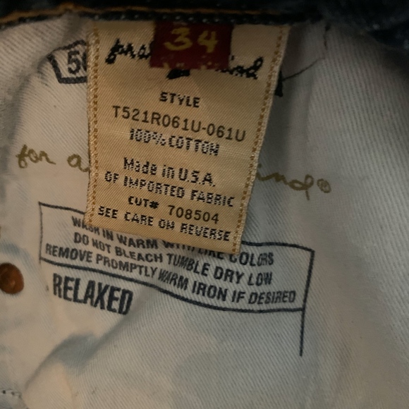 Sold! 7 FOR ALL MANKIND RELAXED BUTTON FLY JEANS - Picture 7 of 8